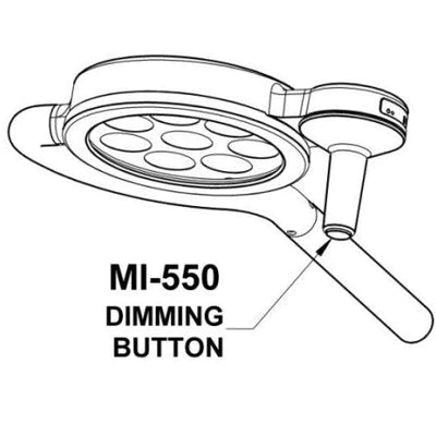 Bovie MI-550 LED Examination Light - Wall Mount